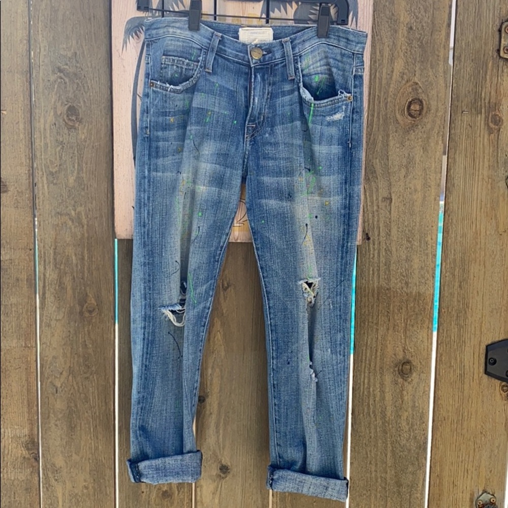 CURRENT/ELLIOTT THE BOYFRIEND PAINTED DESTROY 23